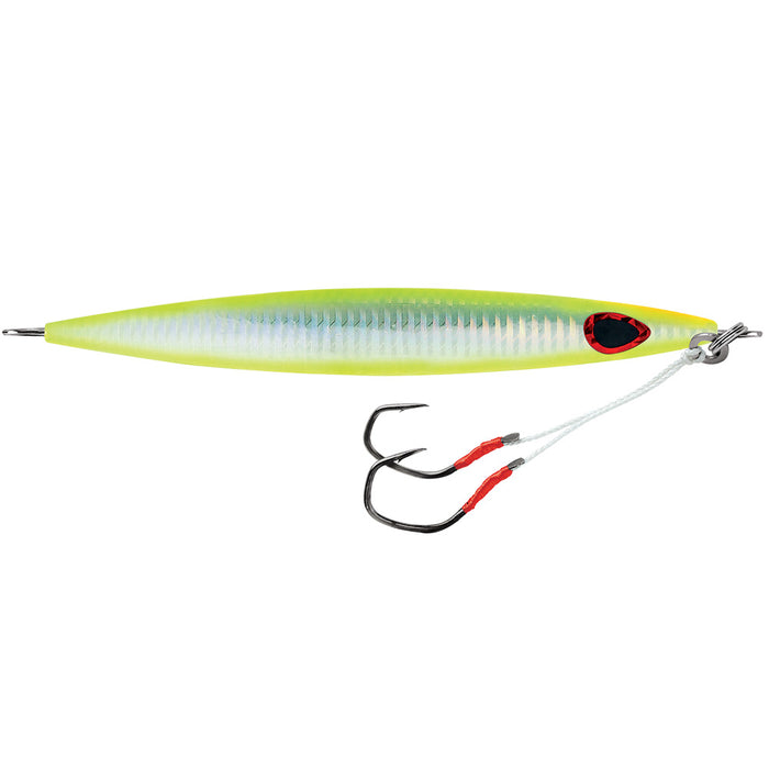 Williamson Kensaki 170 Jig - 6" - 6oz - UV Chartreuse Glow Zebra [KSJ170UVCGZ]