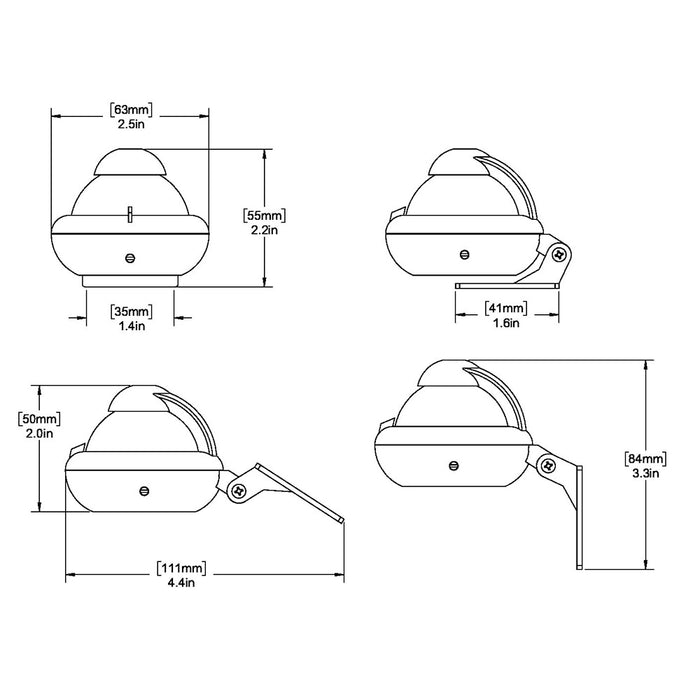 Ritchie X-10-M Sport - Bracket Mount - Gray [X-10-M]