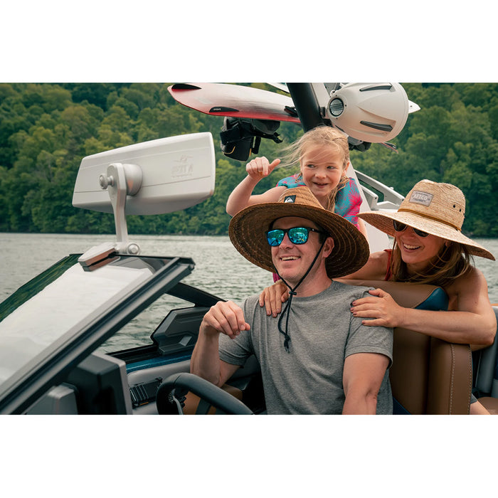 PTM Watersports VR-140 Elite Mirror - 6 x 20 - 140 Degree View - Grey [P12848-100TEBGR]