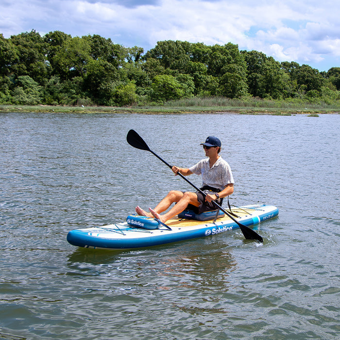 Soltice Watersports 10'6" Rambler Inflatable Stand-Up Paddleboard/Kayak 2-In-1 Kit w/Seat  Convertible Paddle - Blue [36200]