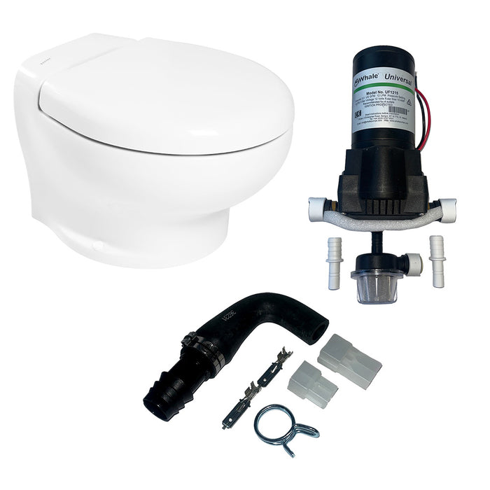 Thetford Nano Eco Compact Toilet Raw Water Kit w/Inlet Pump - 12V [T-NAN012PW/TSFT/NA-RWKIT]