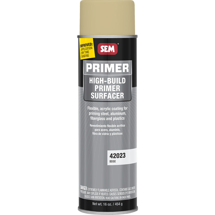 SEM High-Build Primer Surfacer - 20oz Aerosol Can - Beige [42023]