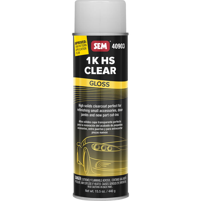 SEM 1K HS Clear - 20oz Aerosol Can - Gloss Finish [40903]