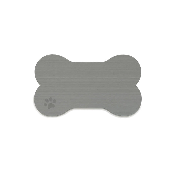 SeaDek Dog Bowl Mat - Storm Grey/Black - Small - 12" x 21" [62713-90837]