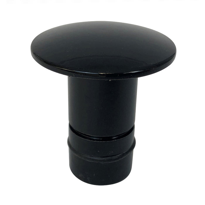 Bob's Machine Deck Plug - Pedestal Seat Plug 0.75" Hole- Black [311-000002-PCGBLK]
