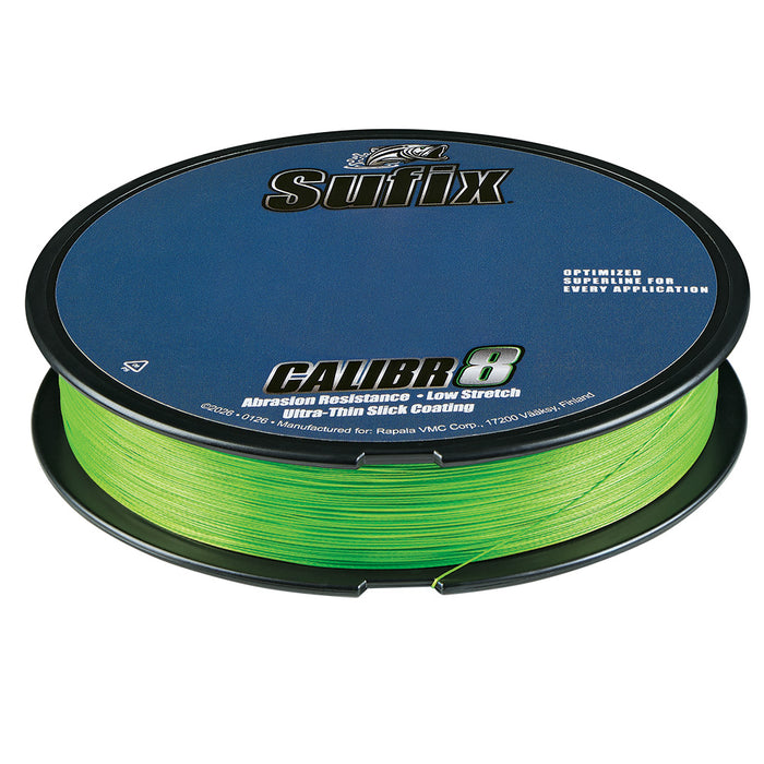 Sufix Calibr8 Braid 300yds 65lb - Neon Lime [694-165L]