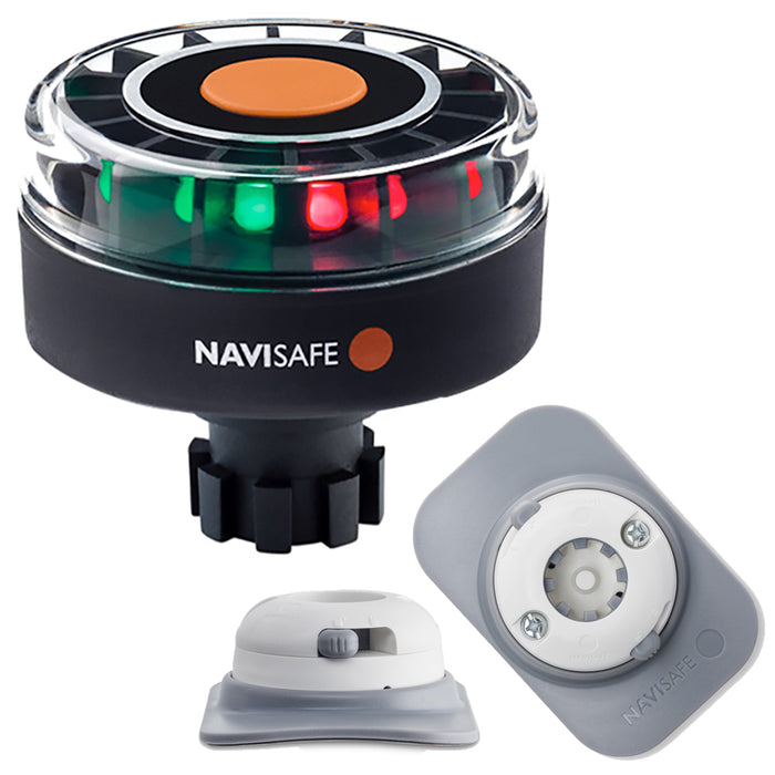 Navisafe Navilight Tricolor 2NM w/Navibolt Base  RIB Mount - White [342KIT4]