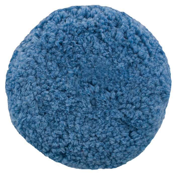 Presta Rotary Blended Wool Buffing Pad - Blue Soft Polish [890144]