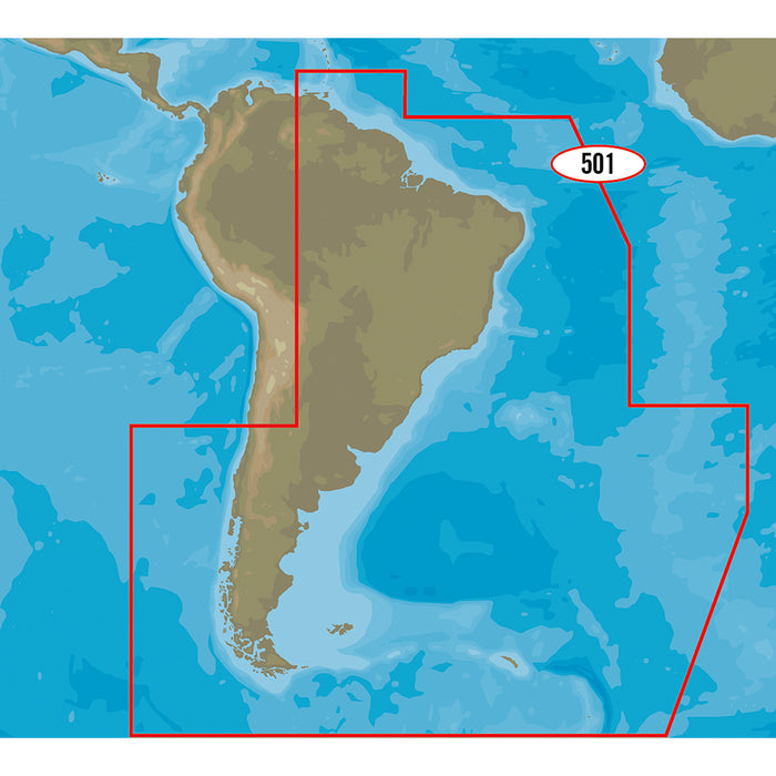 C-MAP 4D SA-D501 Gulf of Paria to Cape Horn [M-SA-D501-MS]