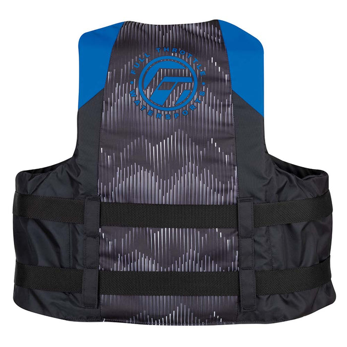 Full Throttle Adult Nylon Life Jacket - 4XL/7XL - Blue/Black [112200-500-110-22]