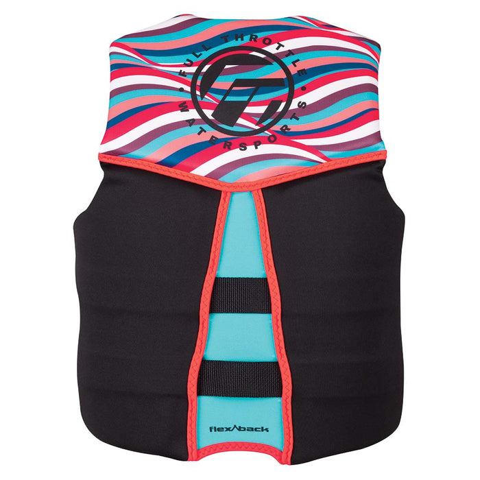 Full Throttle Womens Rapid-Dry Flex-Back Life Jacket - Womens M - Pink/Black [142500-105-830-22]