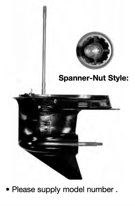 YAMAHA REMAN LOWER UNIT  150/175/200HP 1988-2012  V6  SPANNER NUT STYLE  25" (XL) - YA-G6-02-R