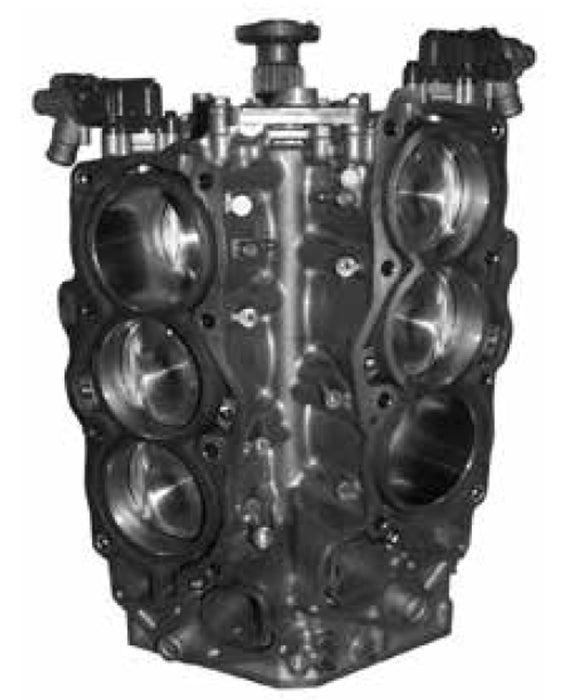 YAMAHA REMAN SHORT BLOCK  VF200, VF225, VF250LA  SHO   2012-2022   4-STROKE   4.2 LITER  V6  - YA-P6F-41-R